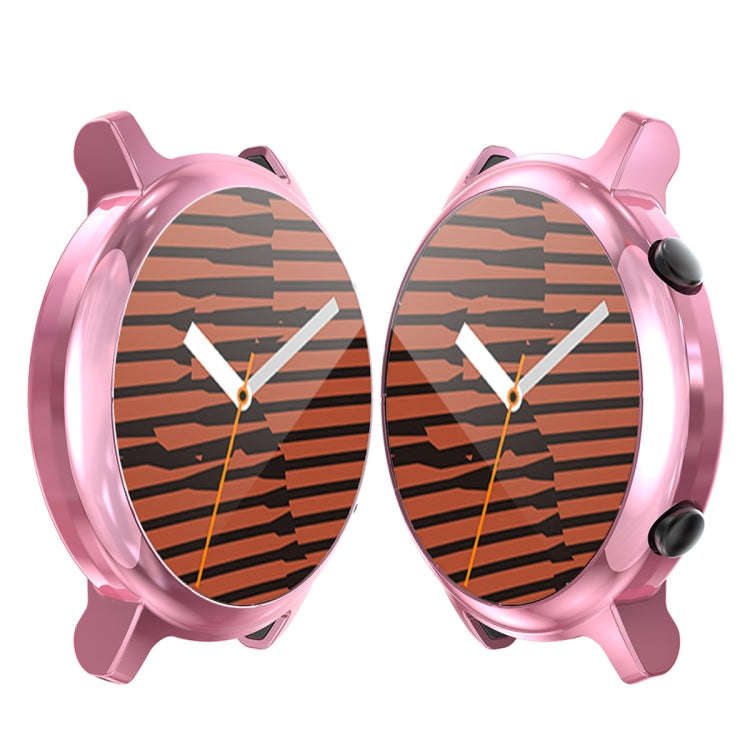 For Huawei GT2 42MM Plating TPU All-inclusive Protective Shell(Pink)