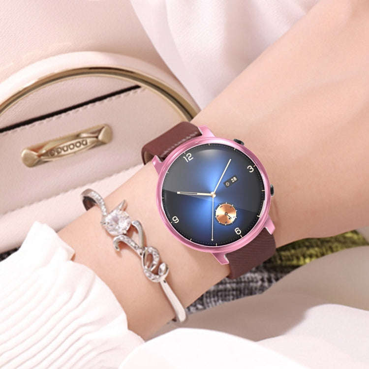 For Huawei GT2 42MM Plating TPU All-inclusive Protective Shell(Pink)