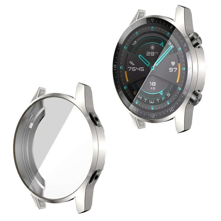 For Huawei GT2 46MM Plating TPU All-inclusive Protective Shell(Silver)