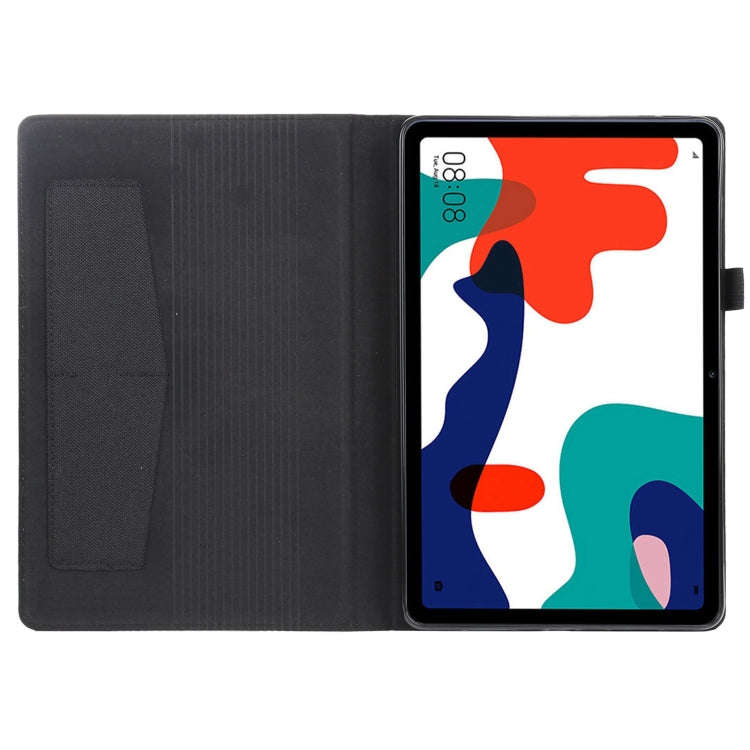 For Huawei Matepad 10.4 Horizontal Flip TPU + Fabric PU Leather Protective Case with Name Card Cl...