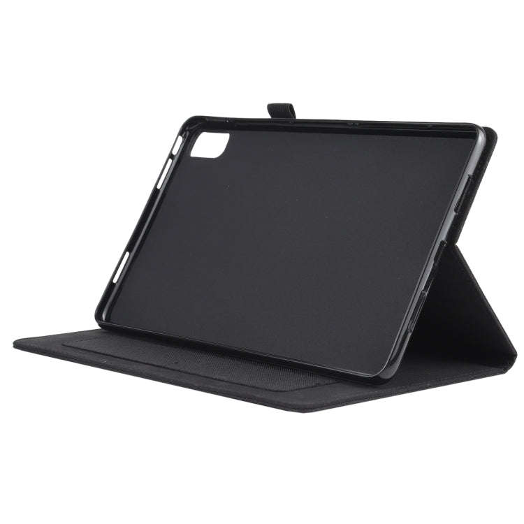 For Huawei Matepad 10.4 Horizontal Flip TPU + Fabric PU Leather Protective Case with Name Card Cl...