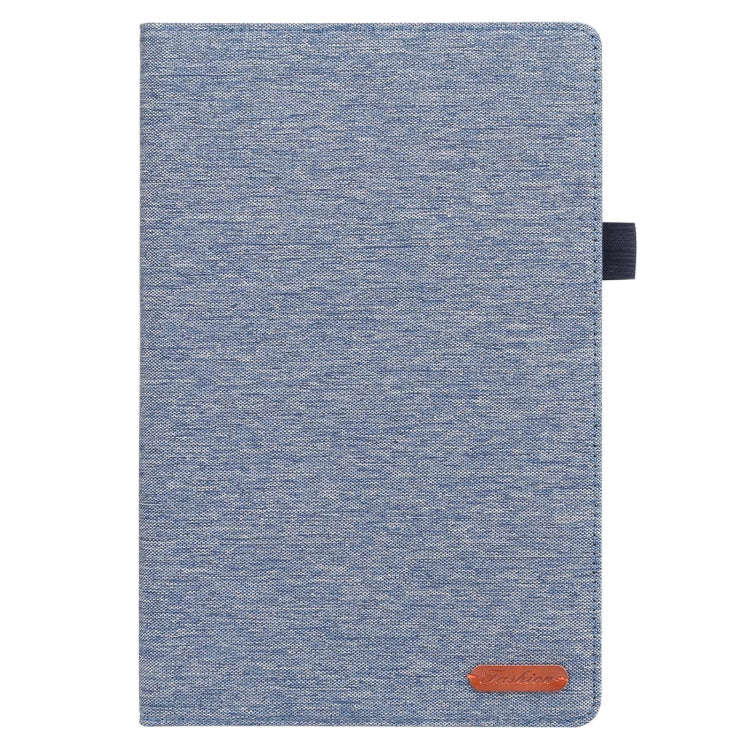 For Huawei Matepad 10.4 Horizontal Flip TPU + Fabric PU Leather Protective Case with Name Card Cl...
