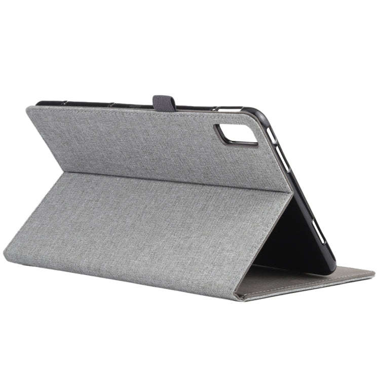 For Huawei Matepad 10.4 Horizontal Flip TPU + Fabric PU Leather Protective Case with Name Card Cl...