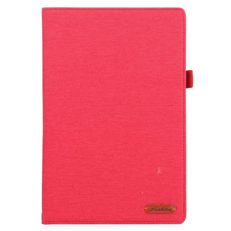 For Huawei Matepad 10.4 Horizontal Flip TPU + Fabric PU Leather Protective Case with Name Card Cl...