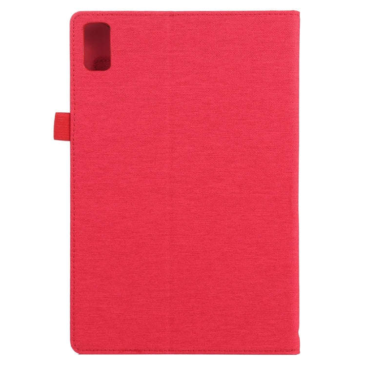 For Huawei Matepad 10.4 Horizontal Flip TPU + Fabric PU Leather Protective Case with Name Card Cl...