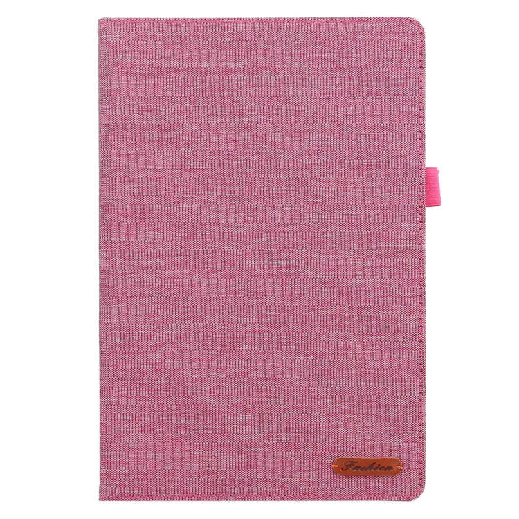 For Huawei Matepad 10.4 Horizontal Flip TPU + Fabric PU Leather Protective Case with Name Card Cl...