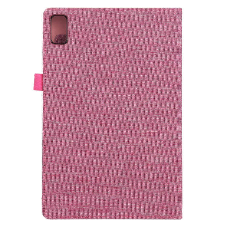 For Huawei Matepad 10.4 Horizontal Flip TPU + Fabric PU Leather Protective Case with Name Card Cl...