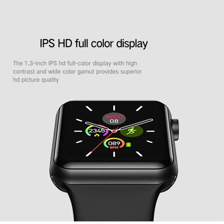 P10 1.3inch IPS Color Screen Smart Watch IP67 Waterproof,Support Call Reminder/Heart Rate Monitor...