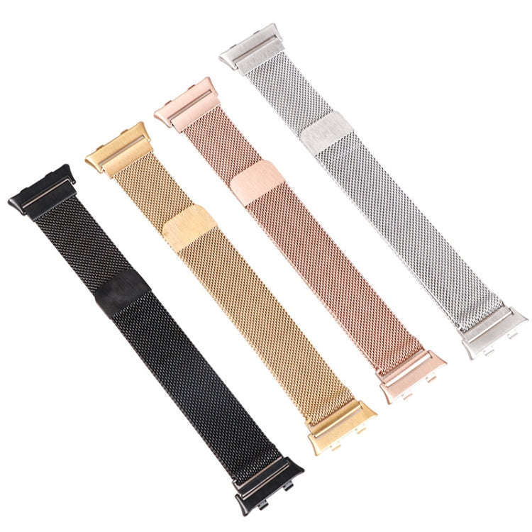 For OPPO Watch 41MM Smart Watch Milanese Stainless Steel Metal Watch Band(Gold)