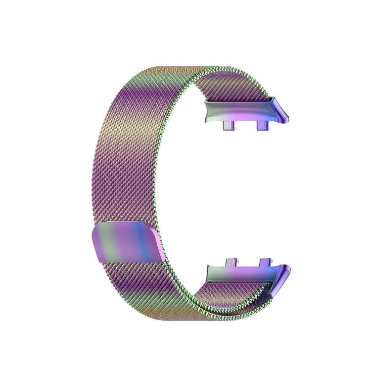 For OPPO Watch 46MM Smart Watch Milanese Stainless Steel Metal Watch Band (Colorful)