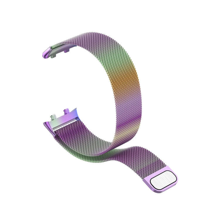 For OPPO Watch 46MM Smart Watch Milanese Stainless Steel Metal Watch Band (Colorful)