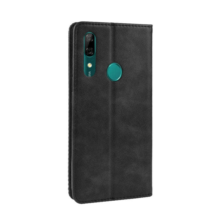 Magnetic Buckle Retro Crazy Horse Texture Horizontal Flip Leather Case for Huawei P Smart Z , wit...