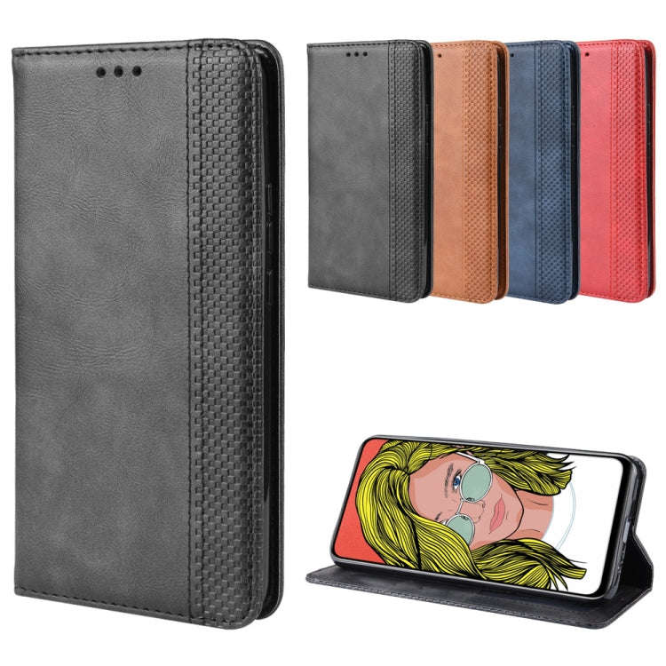 Magnetic Buckle Retro Crazy Horse Texture Horizontal Flip Leather Case for Huawei P Smart Z , wit...
