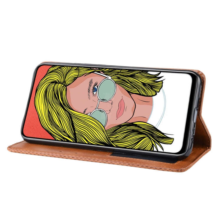 Magnetic Buckle Retro Crazy Horse Texture Horizontal Flip Leather Case for Huawei P Smart Z , wit...