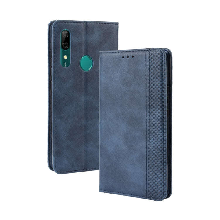 Magnetic Buckle Retro Crazy Horse Texture Horizontal Flip Leather Case for Huawei P Smart Z , wit...