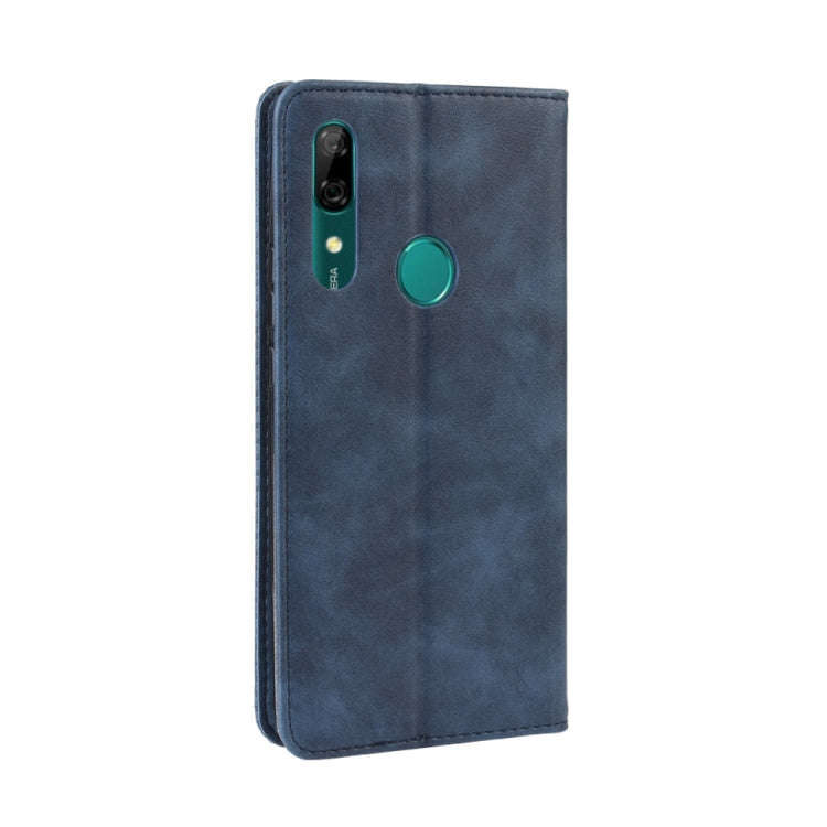 Magnetic Buckle Retro Crazy Horse Texture Horizontal Flip Leather Case for Huawei P Smart Z , wit...
