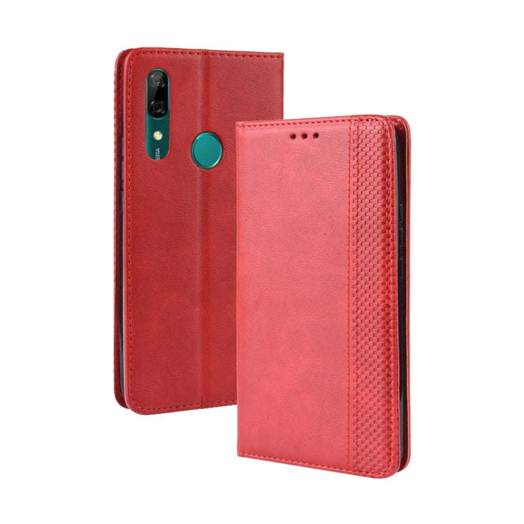 Magnetic Buckle Retro Crazy Horse Texture Horizontal Flip Leather Case for Huawei P Smart Z , wit...