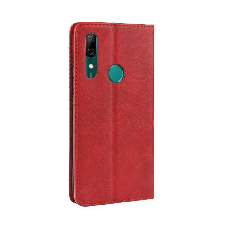 Magnetic Buckle Retro Crazy Horse Texture Horizontal Flip Leather Case for Huawei P Smart Z , wit...