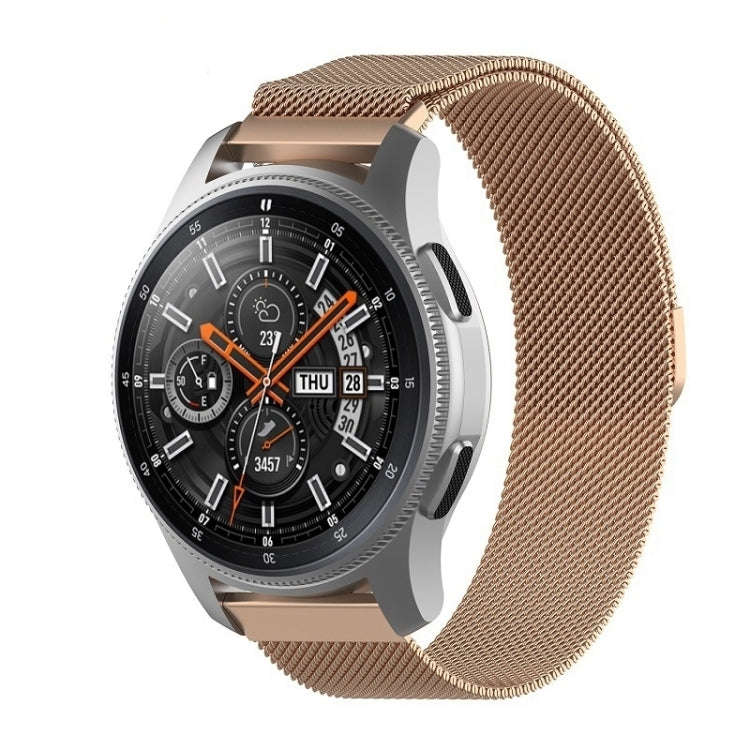 18mm Milan Stainless Steel Mesh Watch Band(Rose Gold)