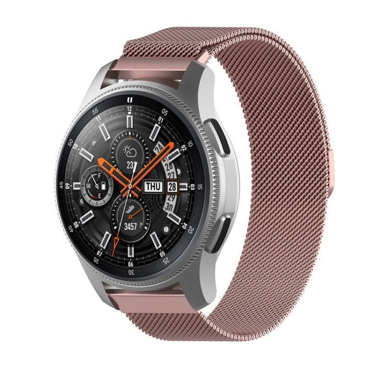18mm Milan Stainless Steel Mesh Watch Band(Pink)