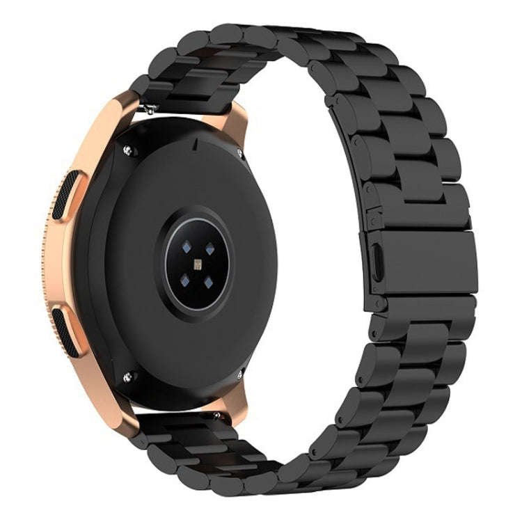 For Huawei GT2/GT/Samsung Galaxy Watch 46mm R800/Samsung Gear S3 22mm 3-Beads Stainless Steel Wat...