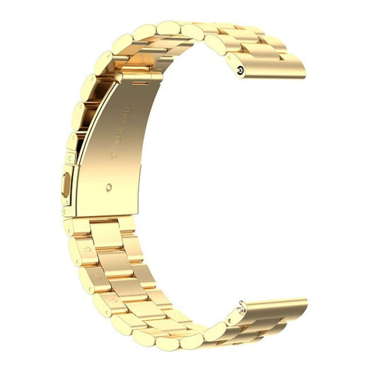 For Huawei GT2/GT/Samsung Galaxy Watch 46mm R800/Samsung Gear S3 22mm 3-Beads Stainless Steel Wat...