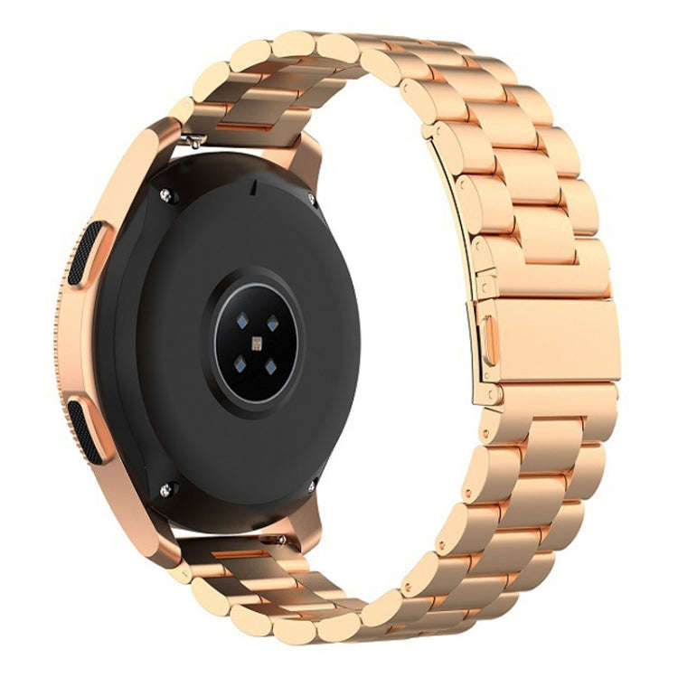 For Huawei GT2/GT/Samsung Galaxy Watch 46mm R800/Samsung Gear S3 22mm 3-Beads Stainless Steel Wat...