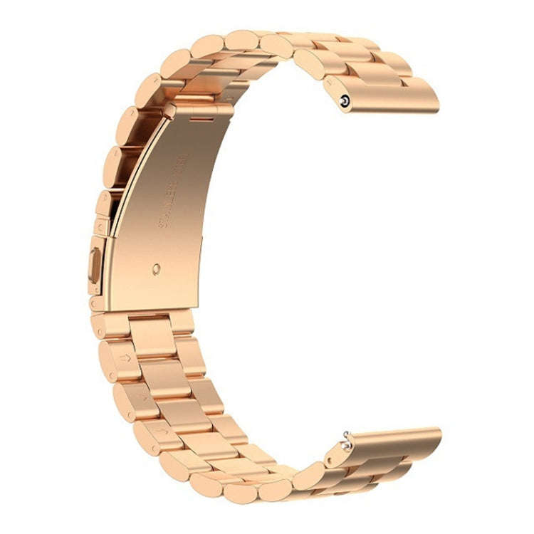 For Huawei GT2/GT/Samsung Galaxy Watch 46mm R800/Samsung Gear S3 22mm 3-Beads Stainless Steel Wat...