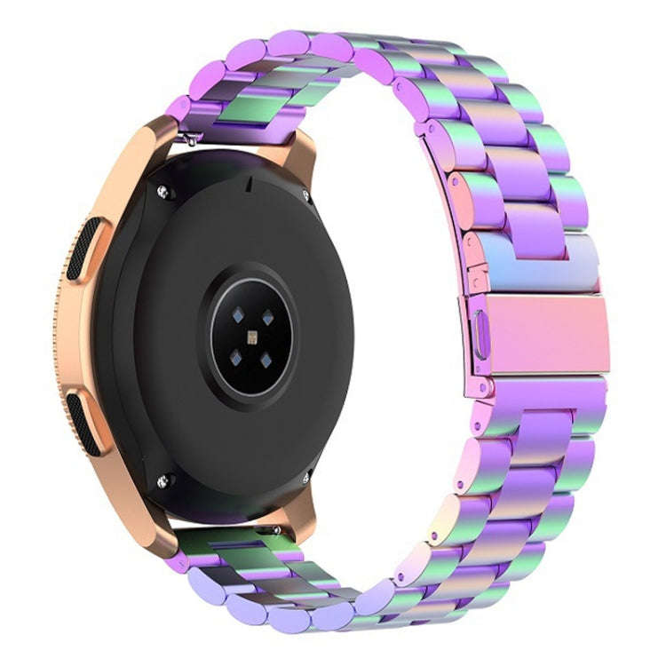 For Huawei GT2/GT/Samsung Galaxy Watch 46mm R800/Samsung Gear S3 22mm 3-Beads Stainless Steel Wat...