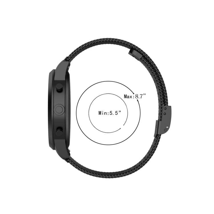For Huawei GT/GT2 46mm/ Galaxy Watch 46mm/ Fossil Fossil Gen 5 Carlyle 46mm 22mm Stainless Steel ...