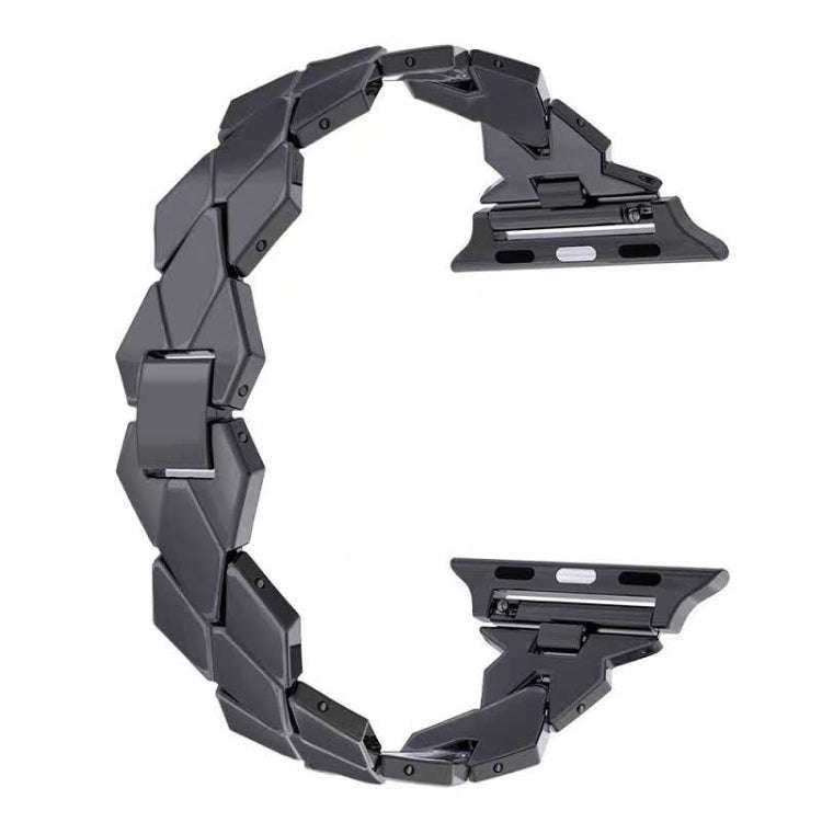 For Apple Watch Series 7 41mm / 6 & SE & 5 & 4 40mm / 3 & 2 & 1 38mm Diamond Stainless Steel Watc...