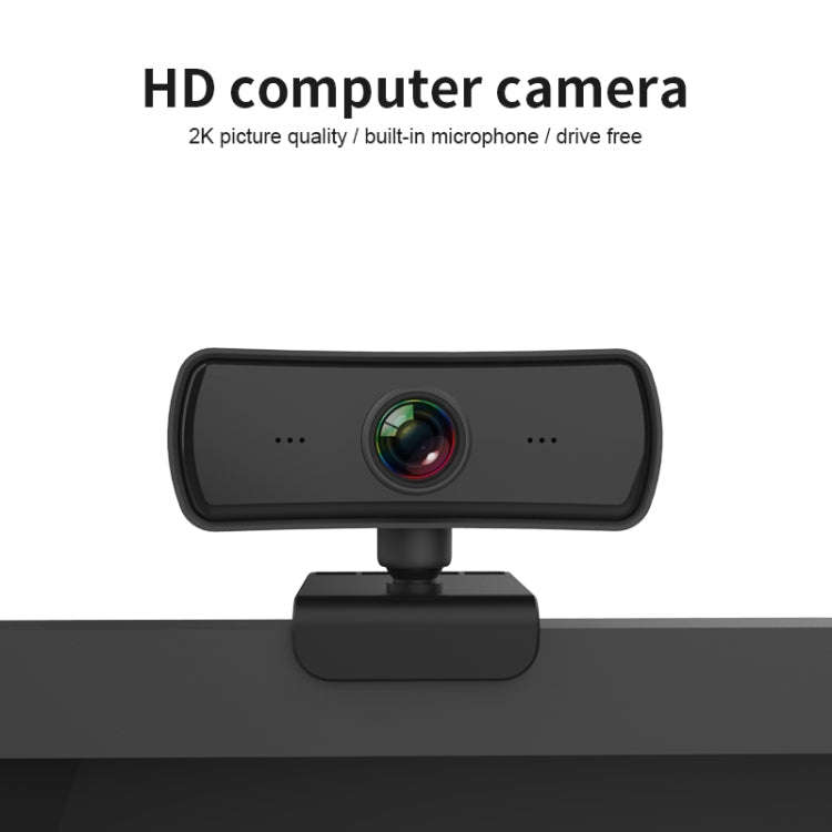 C3 400W Pixels 2K Resolution Auto Focus HD 1080P Webcam 360 Rotation For Live Broadcast Video Con...
