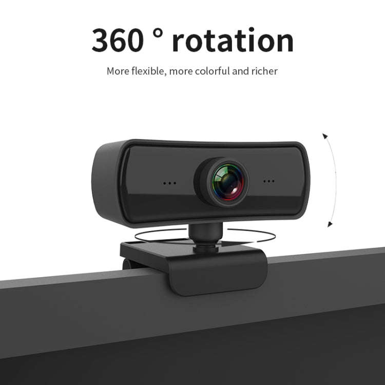 C3 400W Pixels 2K Resolution Auto Focus HD 1080P Webcam 360 Rotation For Live Broadcast Video Con...