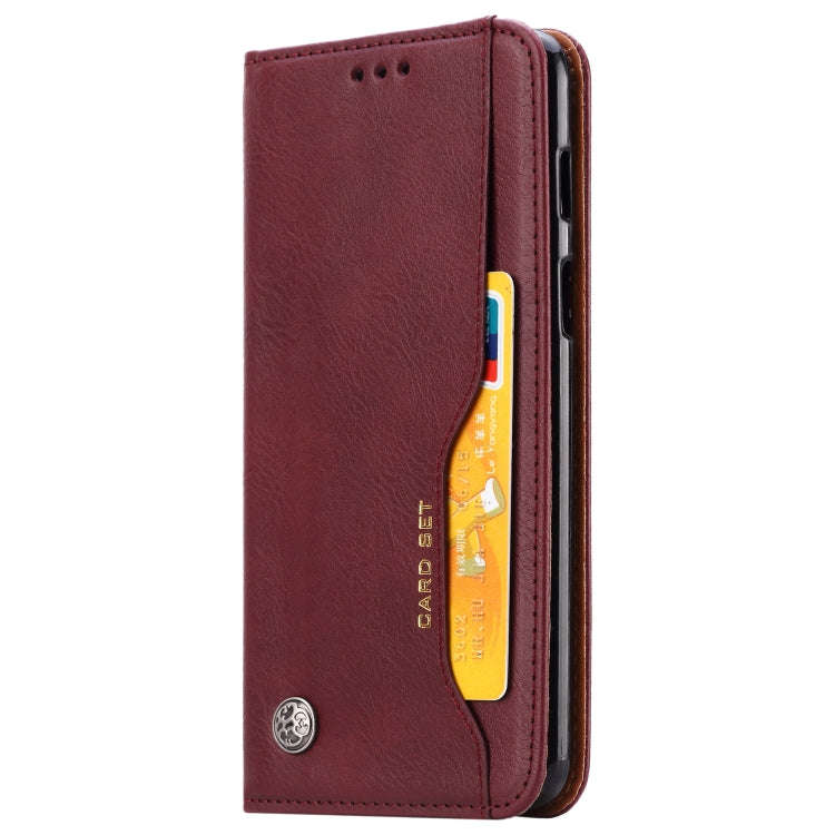 Knead Skin Texture Horizontal Flip Leather Case for OnePlus 6, with Photo Frame & Holder & Card S...
