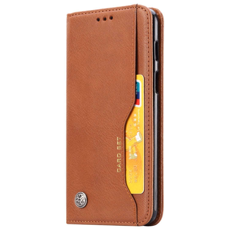 Knead Skin Texture Horizontal Flip Leather Case for OnePlus 6, with Photo Frame & Holder & Card S...