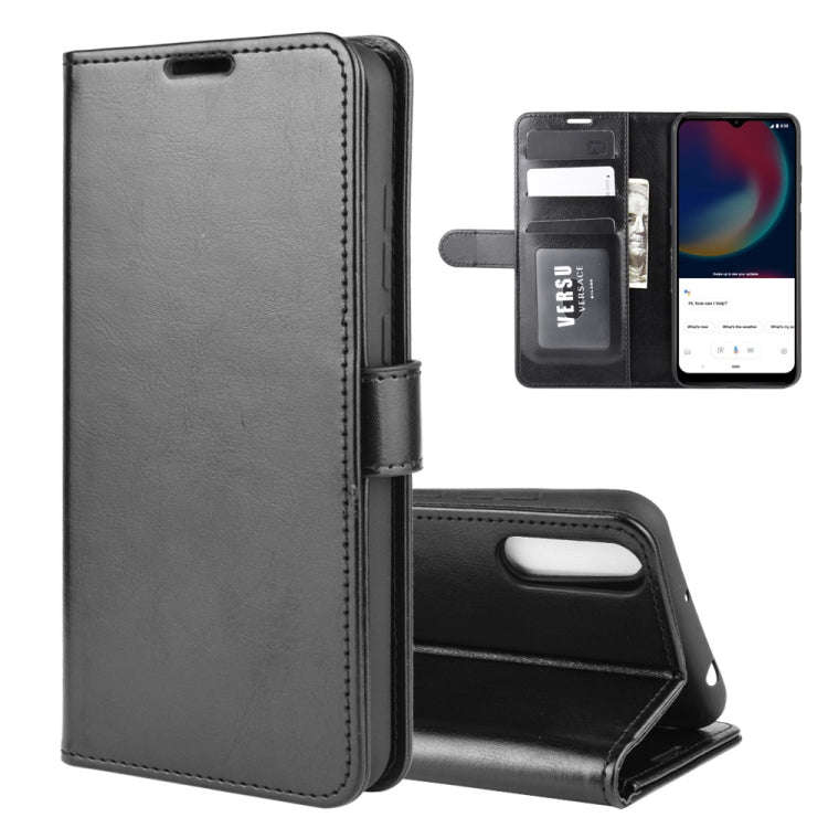 For Wiko view 4/ 4 lite R64 Texture Single Horizontal Flip Protective Case with Holder & Card Slo...