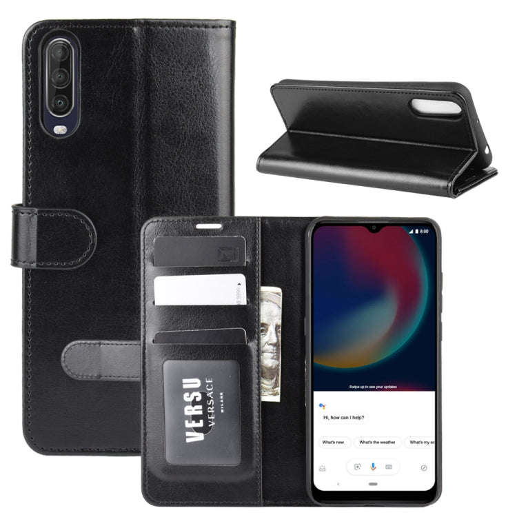 For Wiko view 4/ 4 lite R64 Texture Single Horizontal Flip Protective Case with Holder & Card Slo...