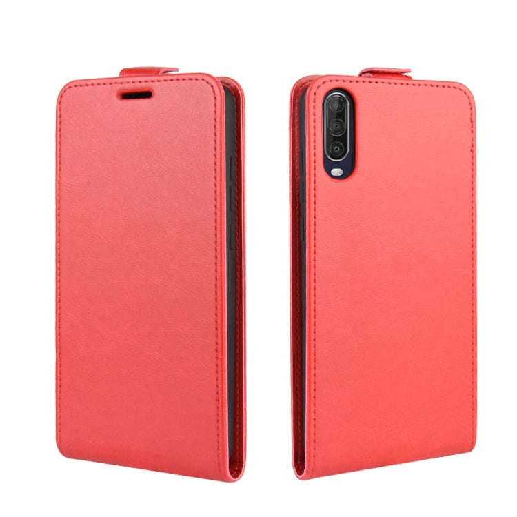 For Wiko view 4/ 4 lite R64 Texture Single Vertical Flip Leather Protective Case with Card Slots ...