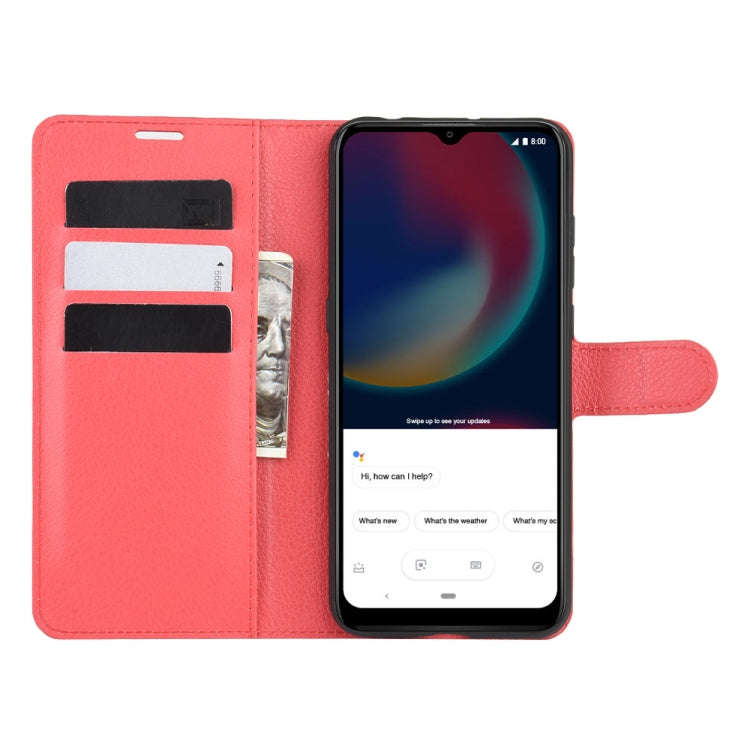 For Wiko view 4/ 4 lite Litchi Texture Horizontal Flip Protective Case with Holder & Card Slots &...