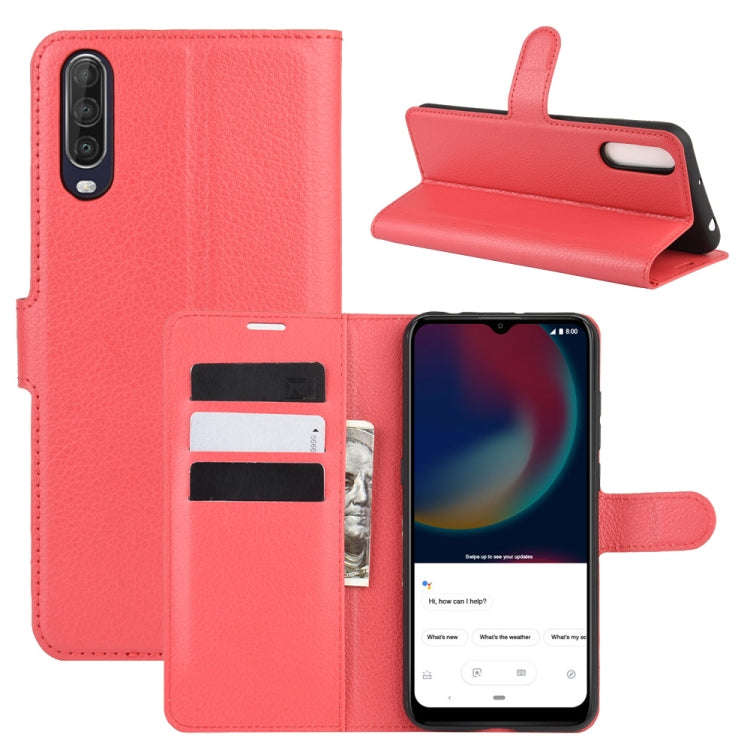 For Wiko view 4/ 4 lite Litchi Texture Horizontal Flip Protective Case with Holder & Card Slots &...