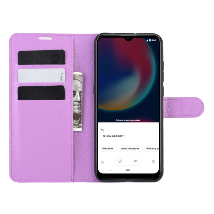 For Wiko view 4/ 4 lite Litchi Texture Horizontal Flip Protective Case with Holder & Card Slots &...