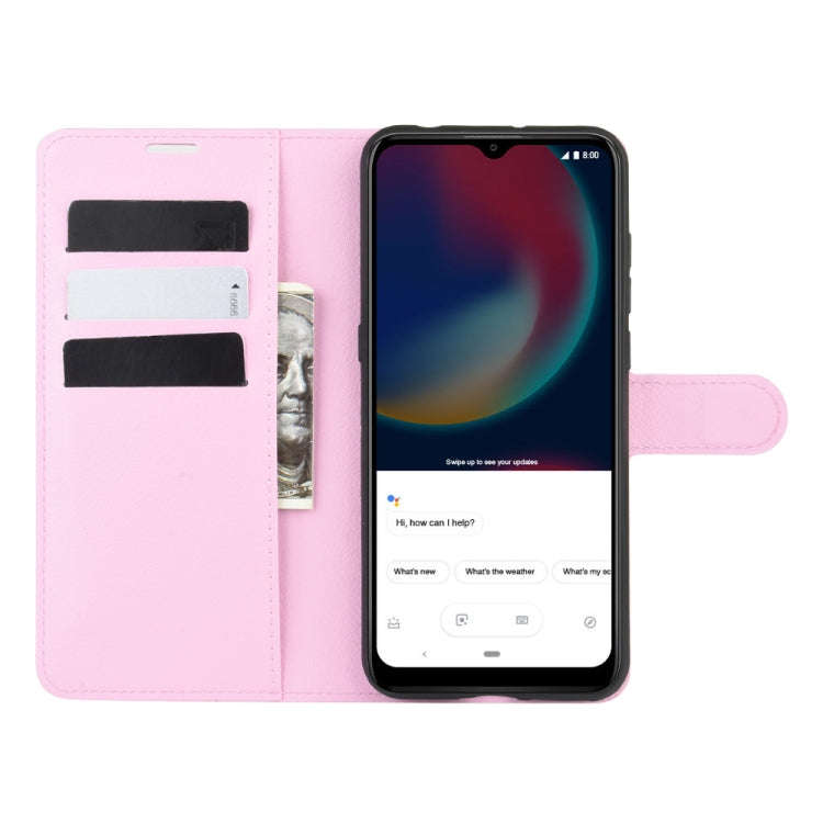For Wiko view 4/ 4 lite Litchi Texture Horizontal Flip Protective Case with Holder & Card Slots &...
