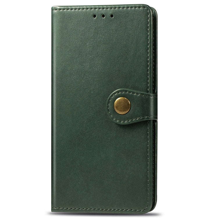 For Nokia 5.3 Retro Solid Color Leather Buckle Phone Case with Lanyard & Photo Frame & Card Slot ...
