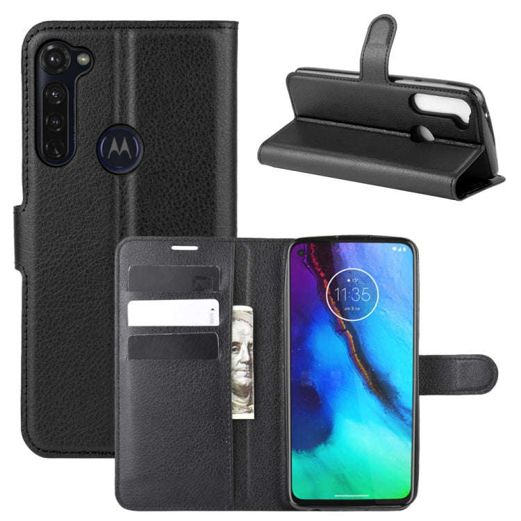For Motorola Moto G Stylus Litchi Texture Horizontal Flip Protective Case with Holder & Card Slot...