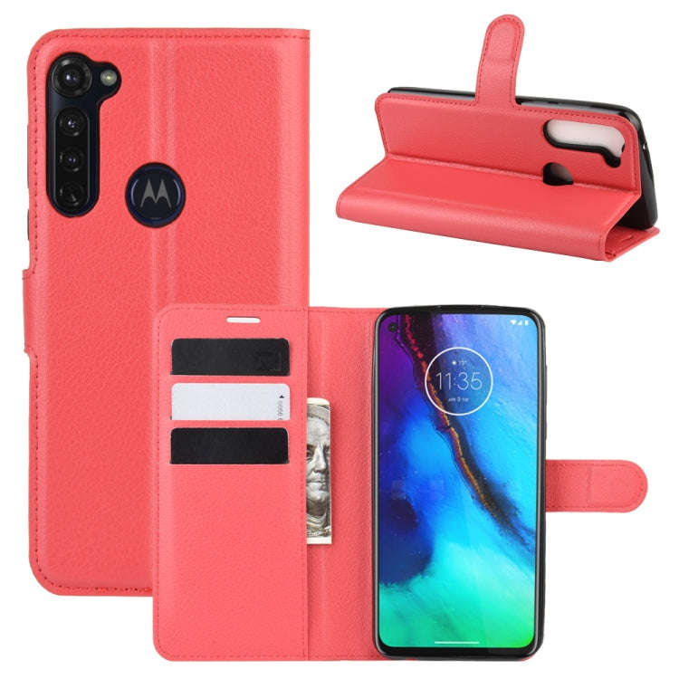 For Motorola Moto G Stylus Litchi Texture Horizontal Flip Protective Case with Holder & Card Slot...