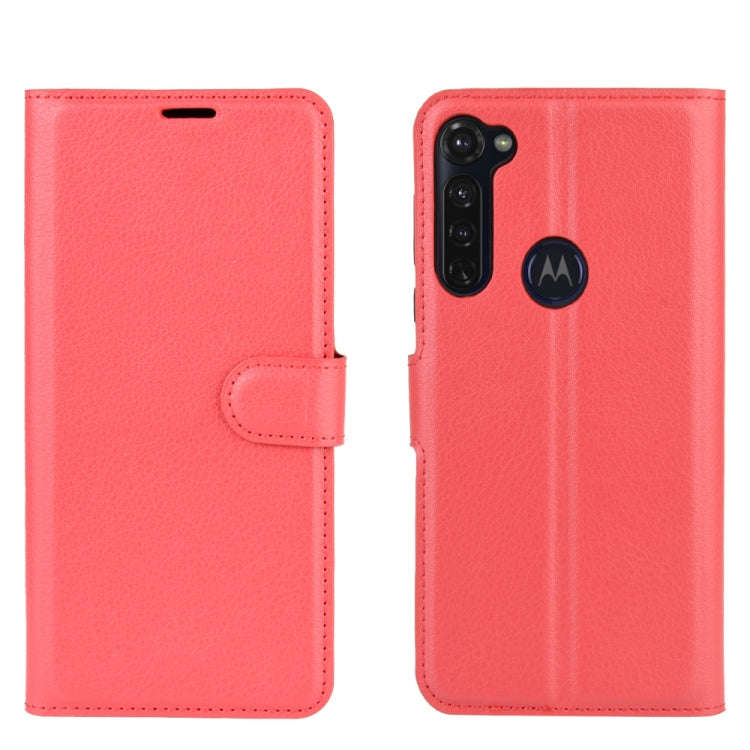 For Motorola Moto G Stylus Litchi Texture Horizontal Flip Protective Case with Holder & Card Slot...