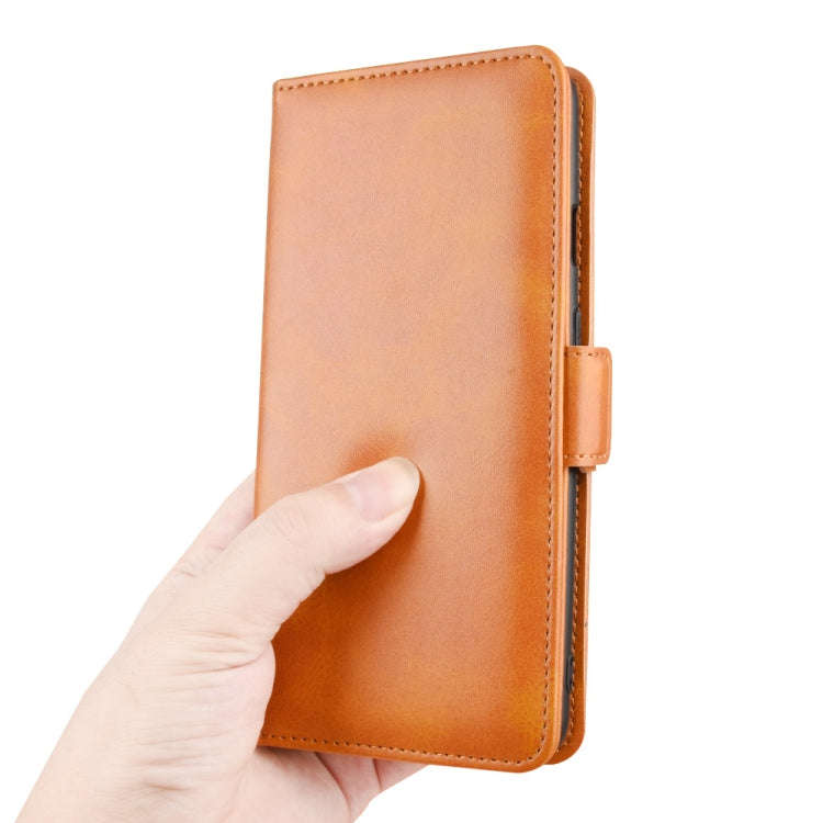 For Motorola Moto G Stylus Dual-side Magnetic Buckle Horizontal Flip Leather Case with Holder & C...