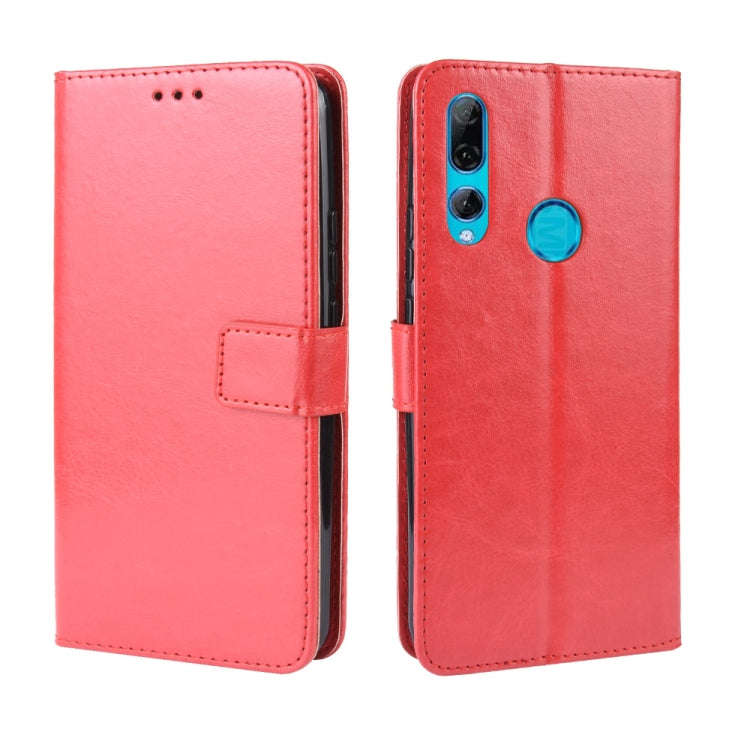 Retro Crazy Horse Texture Horizontal Flip Leather Case for Huawei Y9 Prime (2019), with Holder & ...