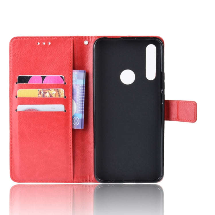 Retro Crazy Horse Texture Horizontal Flip Leather Case for Huawei Y9 Prime (2019), with Holder & ...