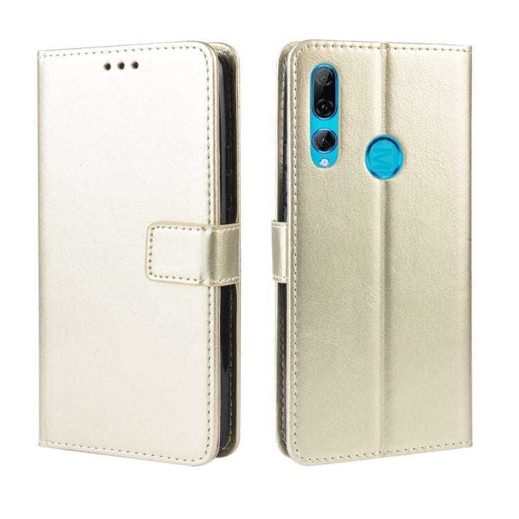 Retro Crazy Horse Texture Horizontal Flip Leather Case for Huawei Y9 Prime (2019), with Holder & ...